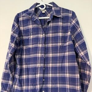 LL Bean Size Small Flannel Shirt